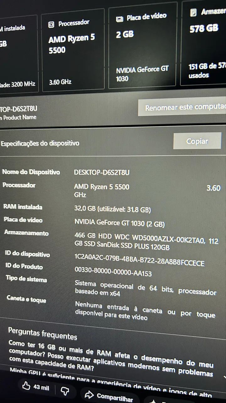 Vendo PC GAMER com Monitor  - Foto 5