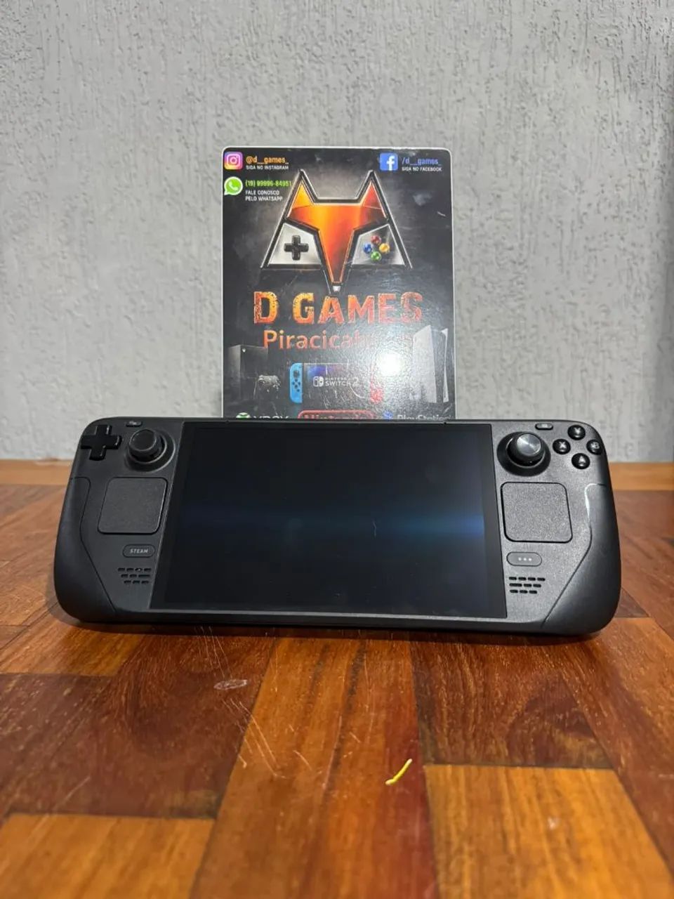 Steam Deck OLED 512g Semi Novo.