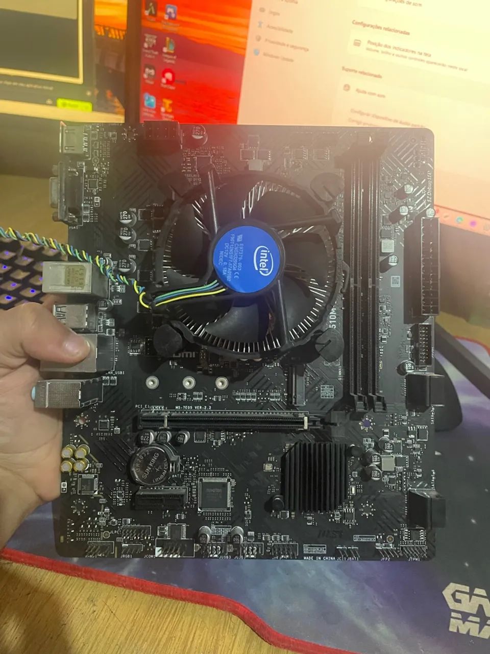 VENDO KIT PROCESSADOR E PLACA MÃE  - Foto 3