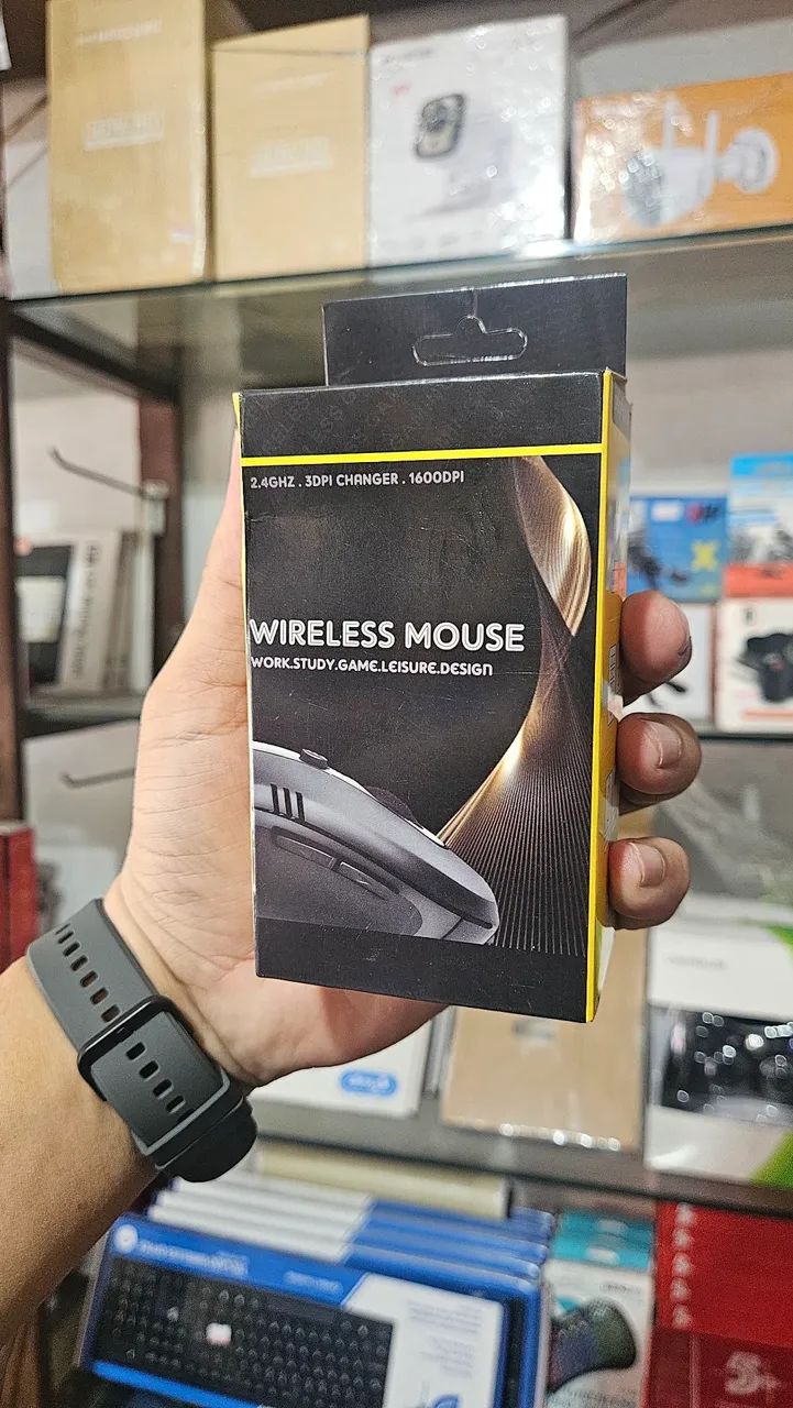 Mouse sem fio phonepace 2.4GHz 1600DPI 