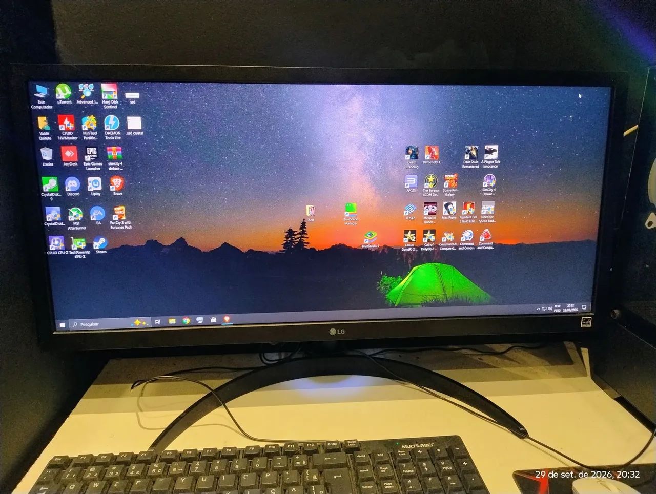 Monitor ultrawide LG 26 polegadas - Foto 2