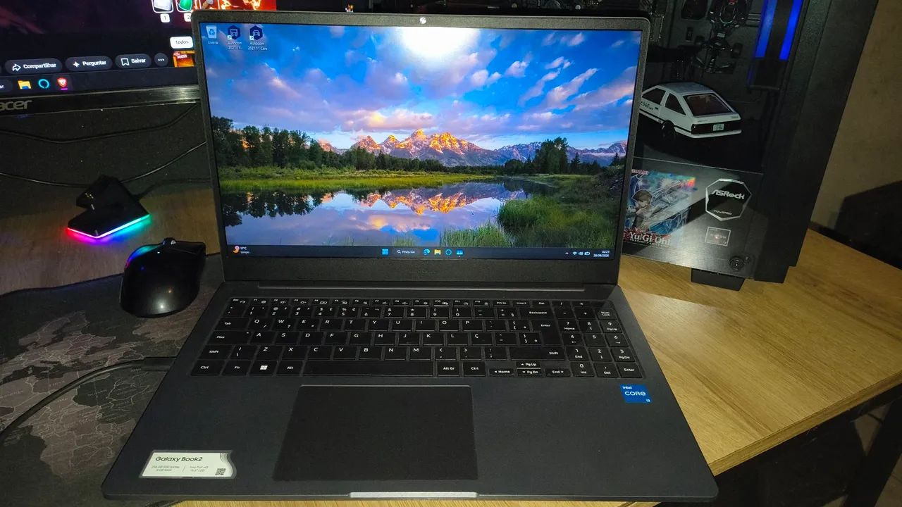 Notebook Samsung Book 32gb ram ddr4
