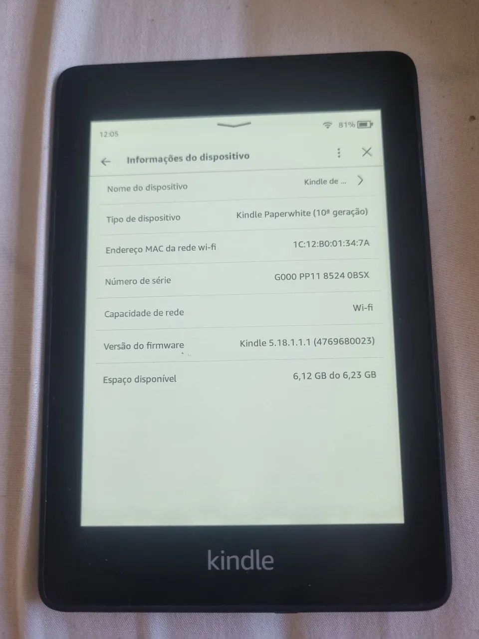 Kindle 10ª Geração 2019  8GB<br> - Foto 3