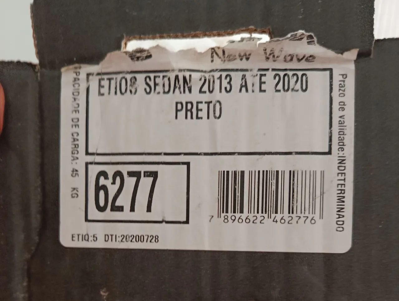 Rack de teto Etios Sedan 2013 até 2020 Eqmax