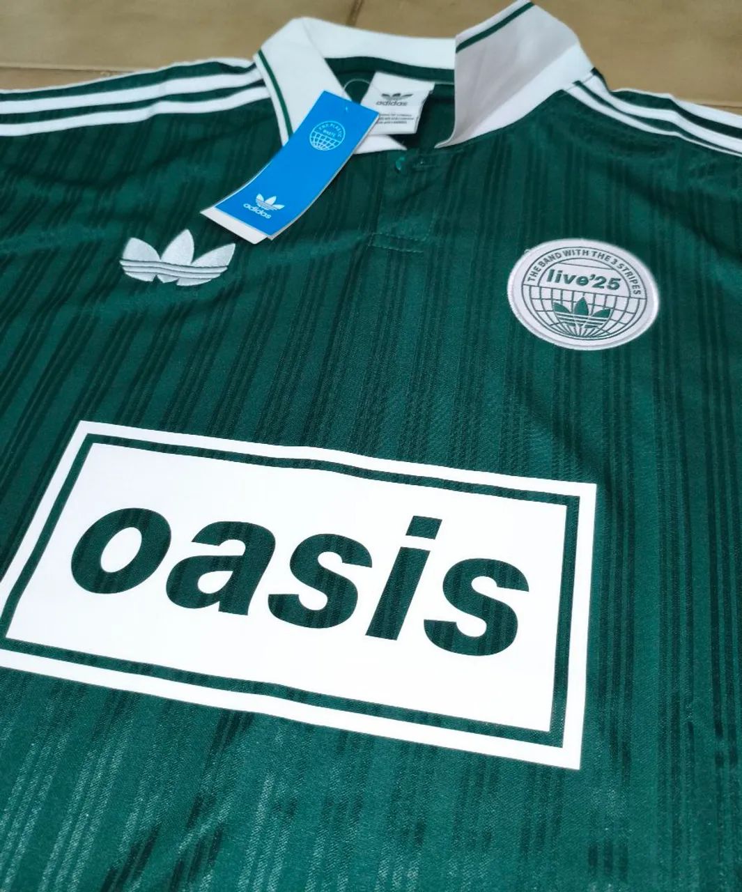 Camisa Adidas OASIS verde G - Foto 3