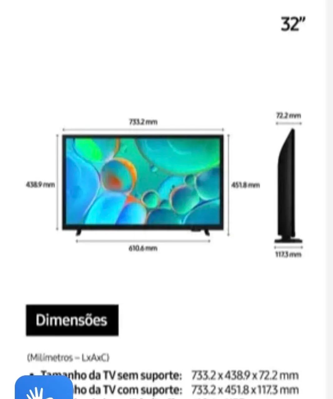 Smart tv monitor 32 polegadas  - Foto 4