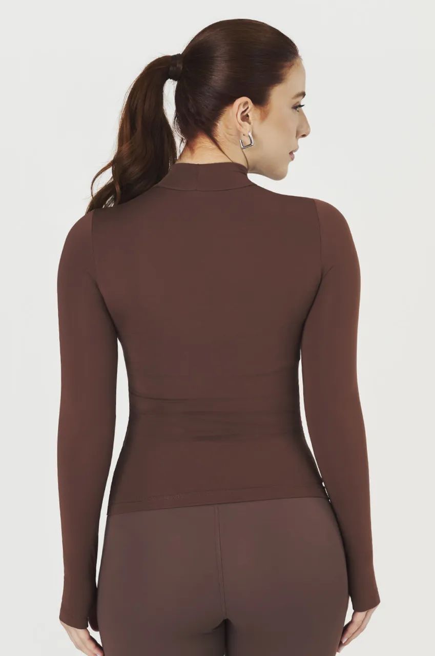 Blusa Vice ultra UV marrom  - Foto 4