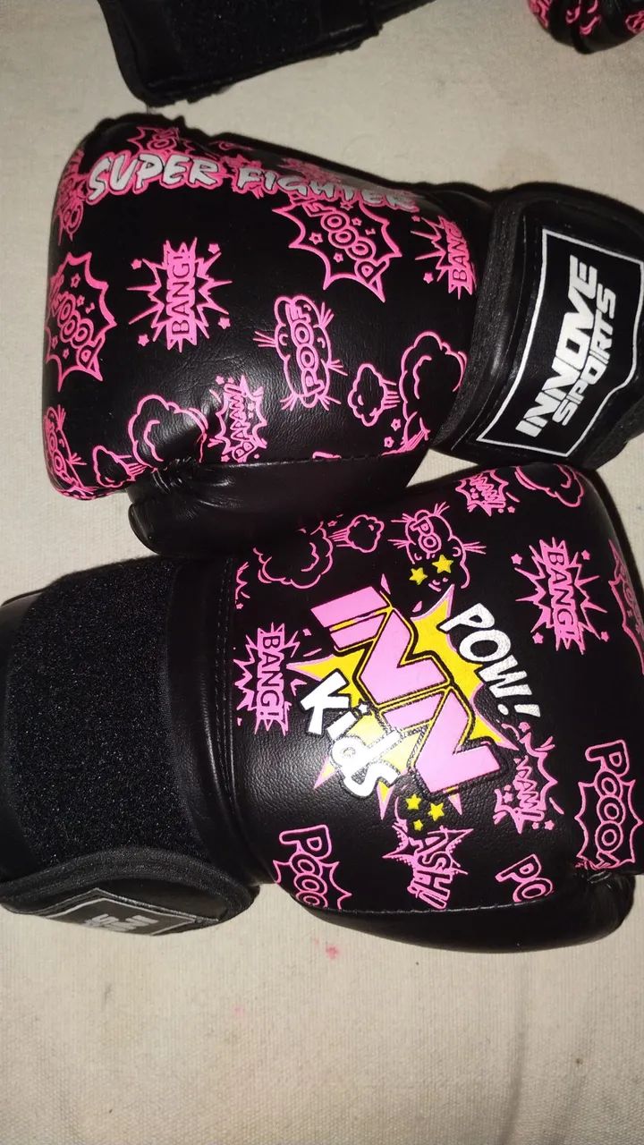 Luvas  infantil muay thai feminina.  - Foto 2
