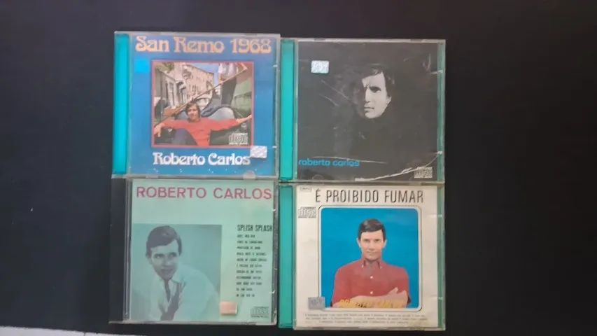 Conjunto CDs antigos Roberto Carlos.