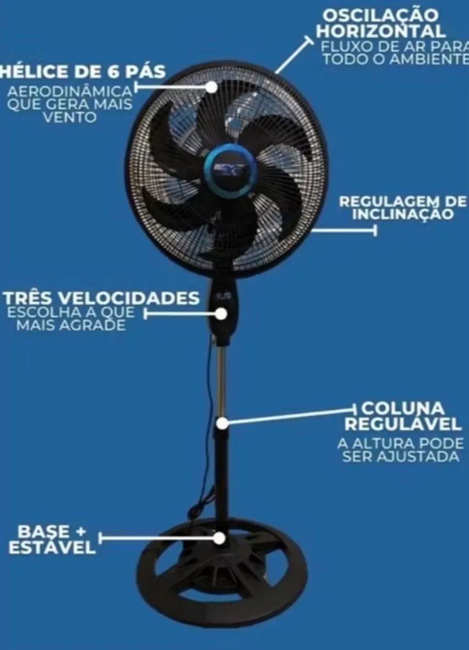 Ventilador de Coluna 220v - Foto 4