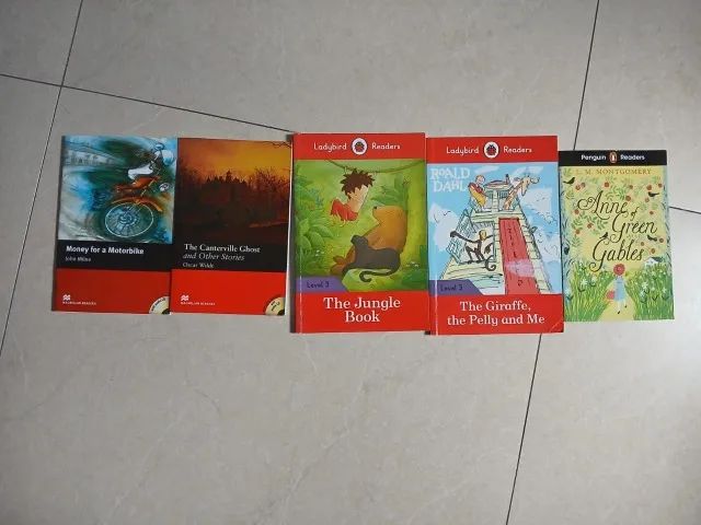 Livros de leitura em inglês - excelentes!