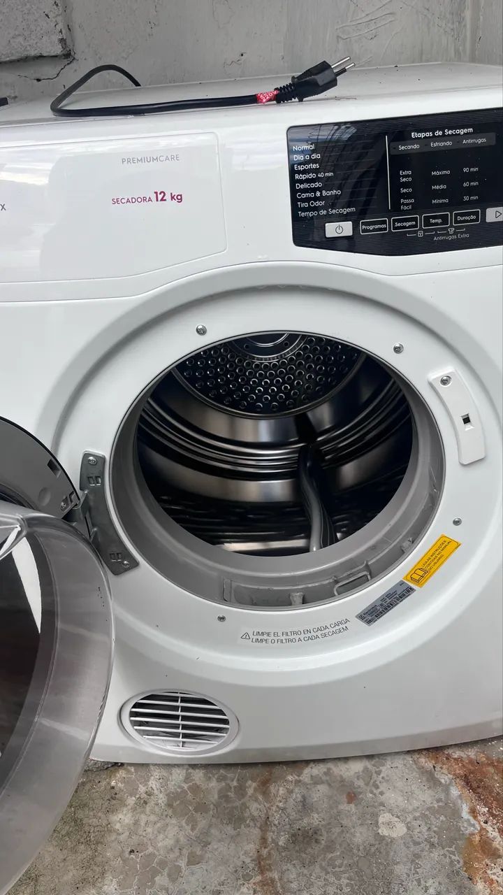 Secadora de roupas 12 kg com defeito, nao funciona  - Foto 2