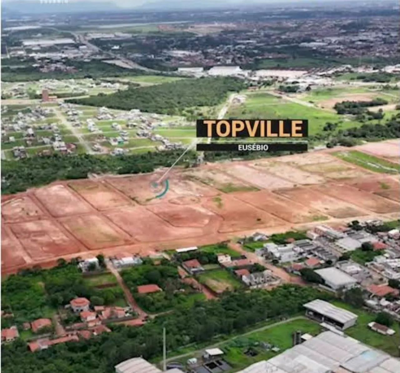 Lote de esquina 221,57 m² no TopVille Eusébio - Repasse - Foto 3