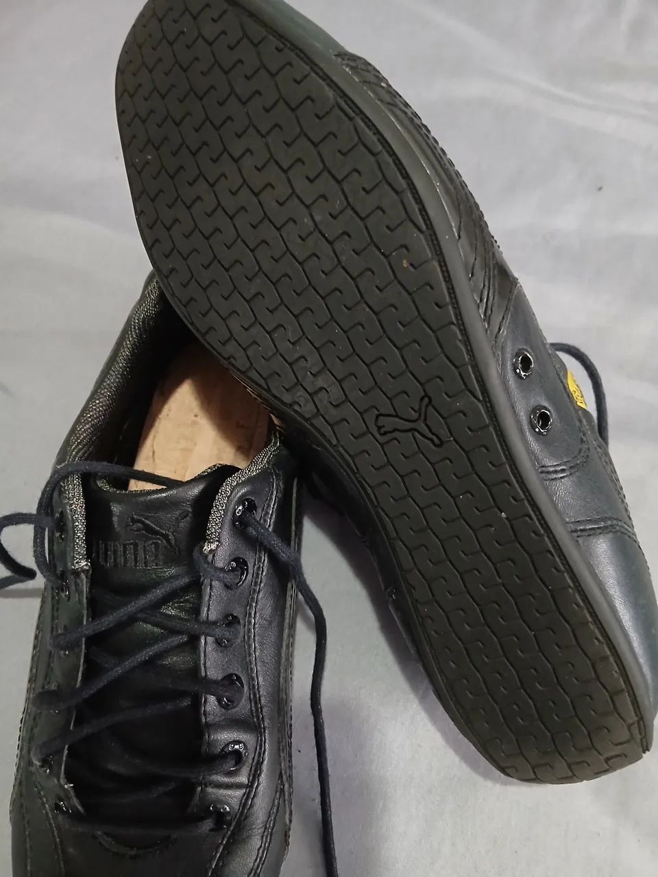 Tênis de couro original puma dry fit Ferrari  - Foto 3