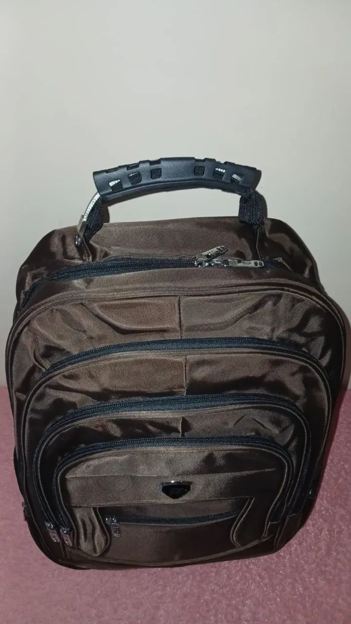 MOCHILA MARROM - NOVA E PRONTA ENTREGA - Foto 3