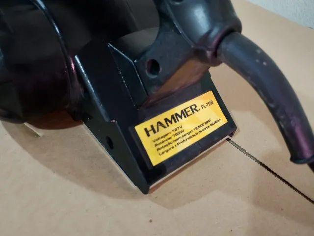 Plaina Elétrica Hammer - 750W - Nova - Foto 3