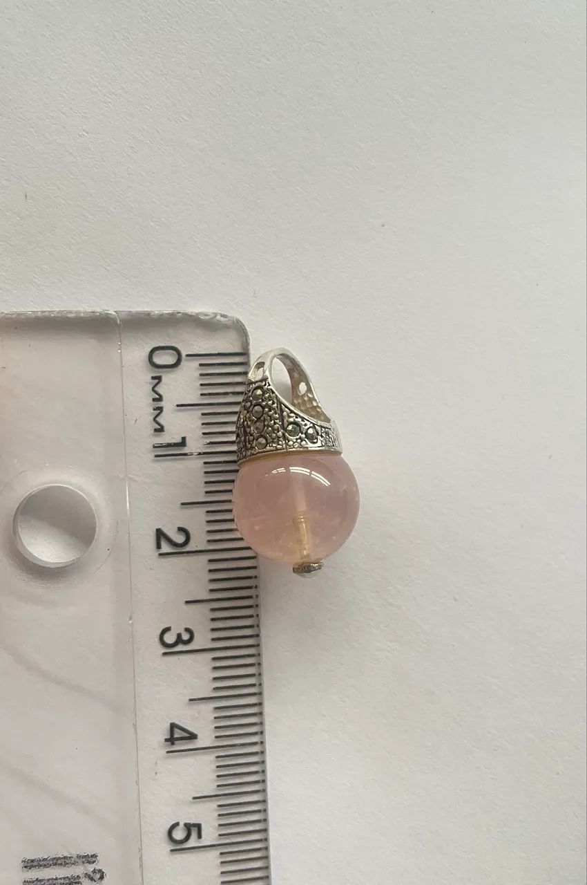 Jóia em prata 950 com pedra natural  - Foto 2