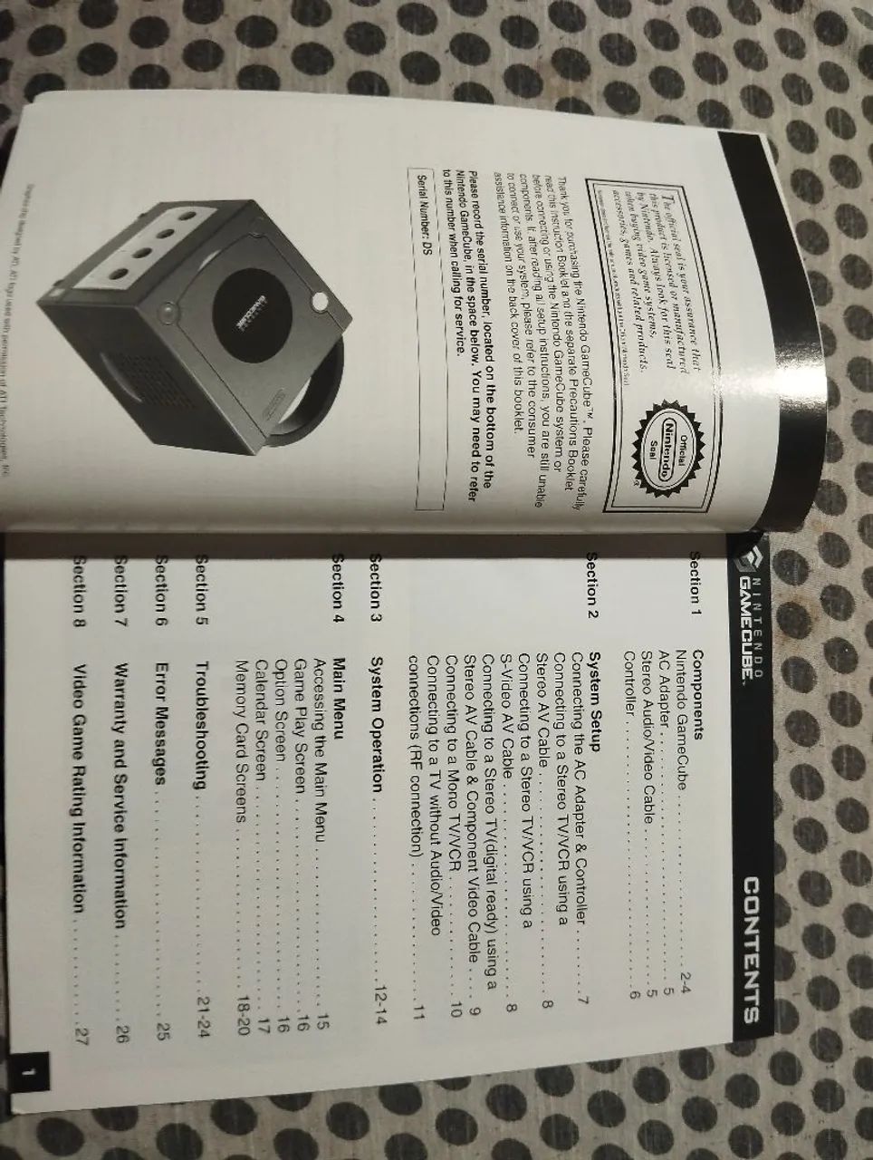 Manual de instrução game cube original  - Foto 4