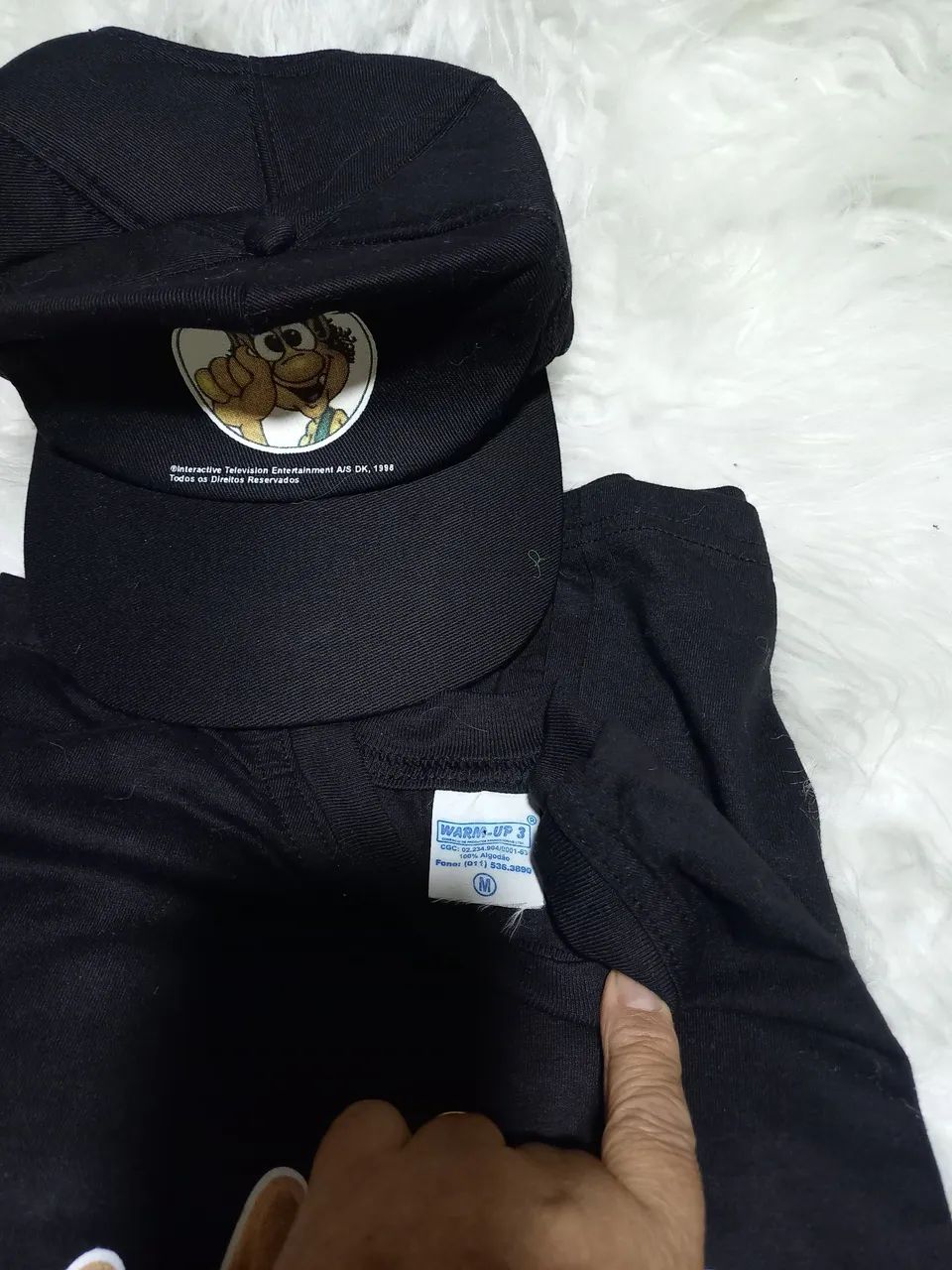 2 Kit Vintage Hugo Game Anos 90 (CNT/Gazeta) -  Camiseta + Boné + Bag - Foto 5