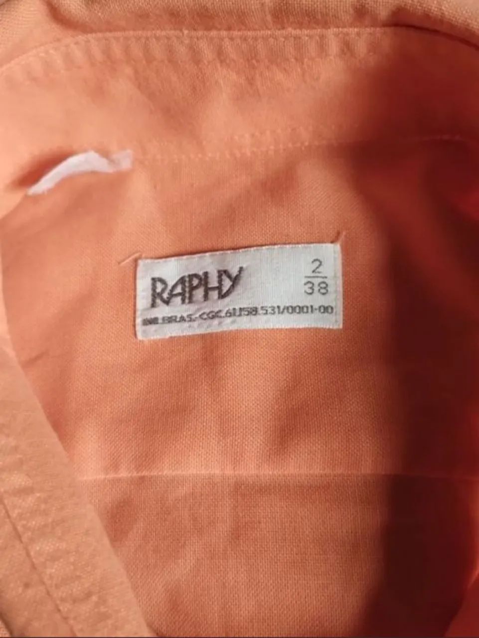 Camisas masculinas social laranja raphy  - Foto 3