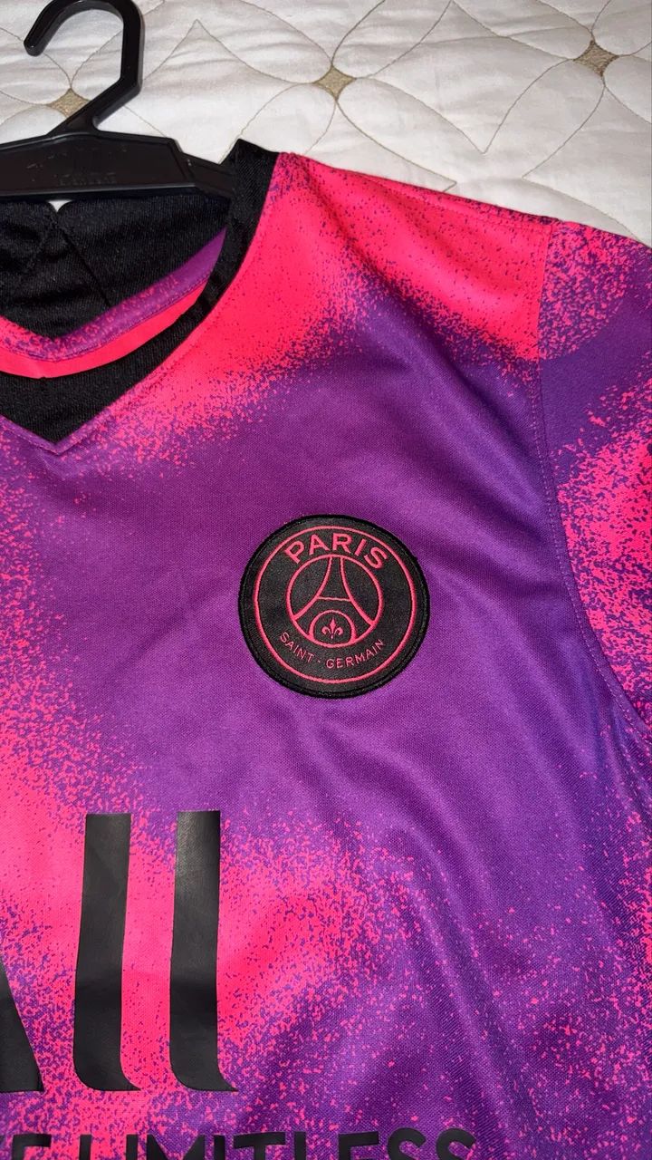 Camisa PSG Fourth 20/22 Torcedor Nike- Rosa - Foto 5