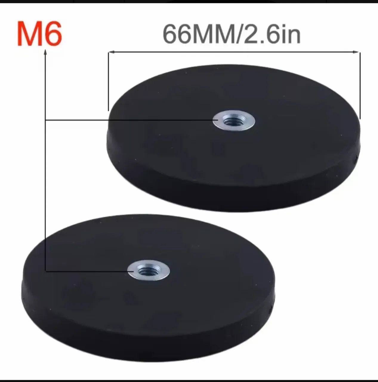 Ima neodímio  66mm m6 - Foto 3