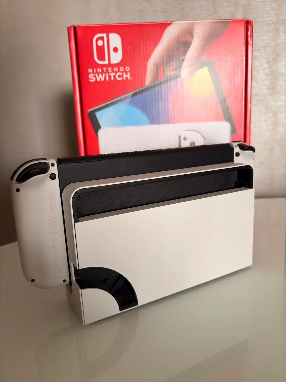 Console Nintendo Switch OLED - Branco Original  completo, pouco uso intacto - Foto 3