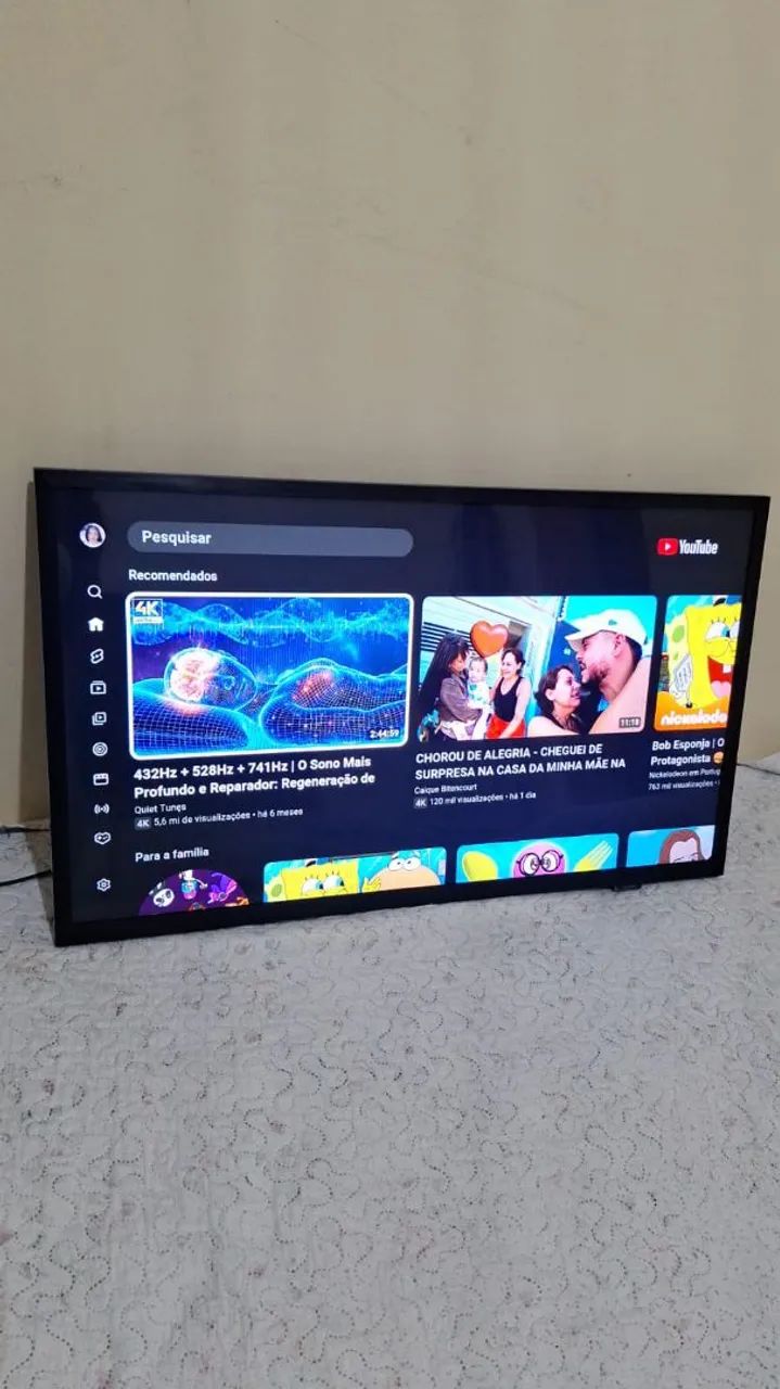Smart tv Samsung tizen 2026 impecável  - Foto 4