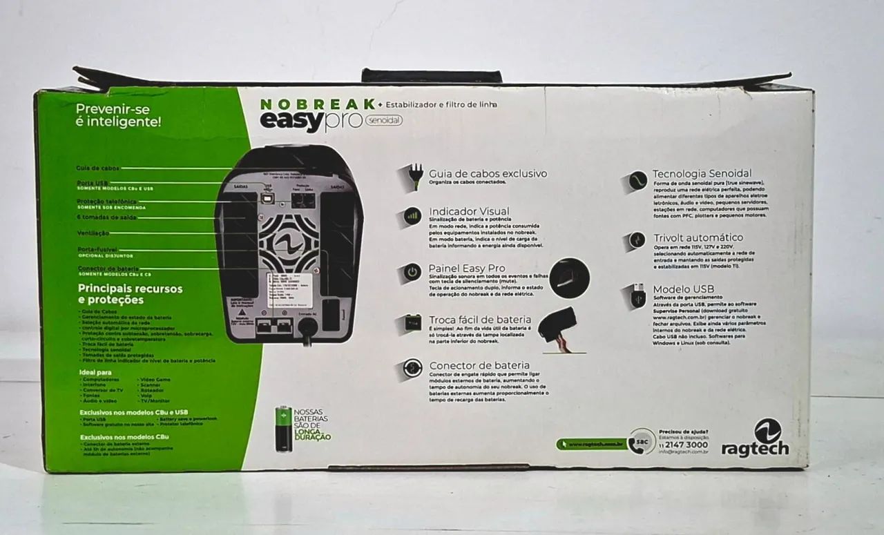 Nobreak ragtech 700va - Foto 4