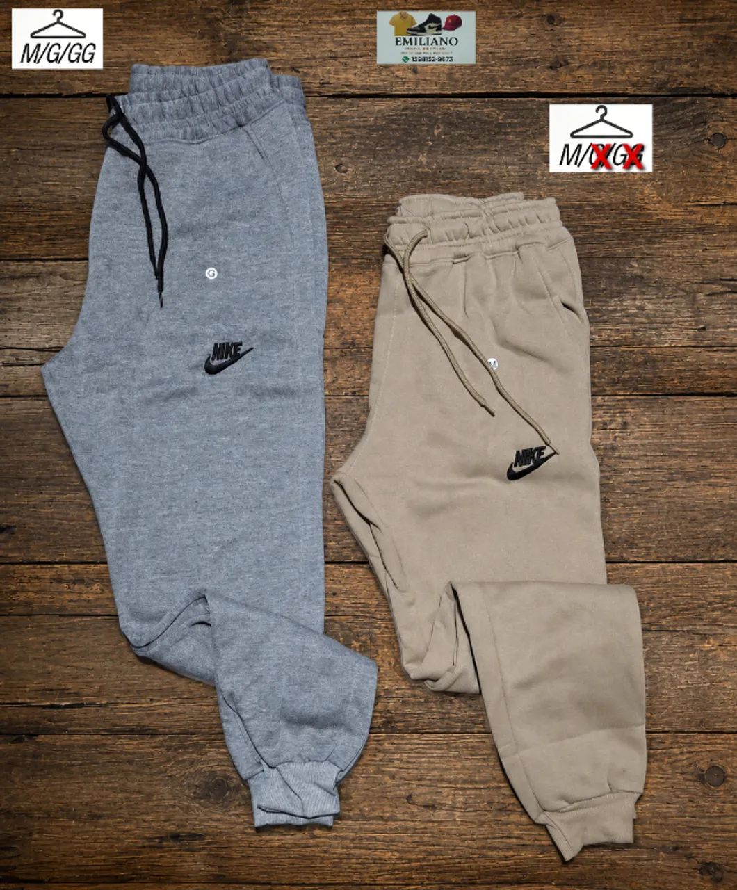 Calça de moletom 3 cabos Flanelada