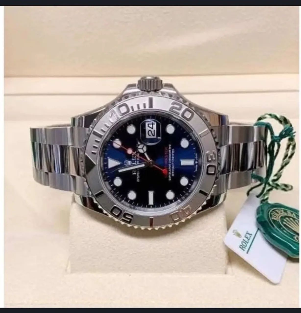 Rolex yach master visor azul linha Premium AAA+Suíço 