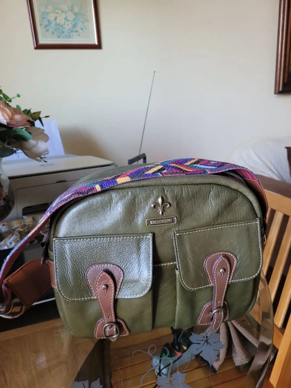 Bolsa Black Hold Verde Oliva (Couro)