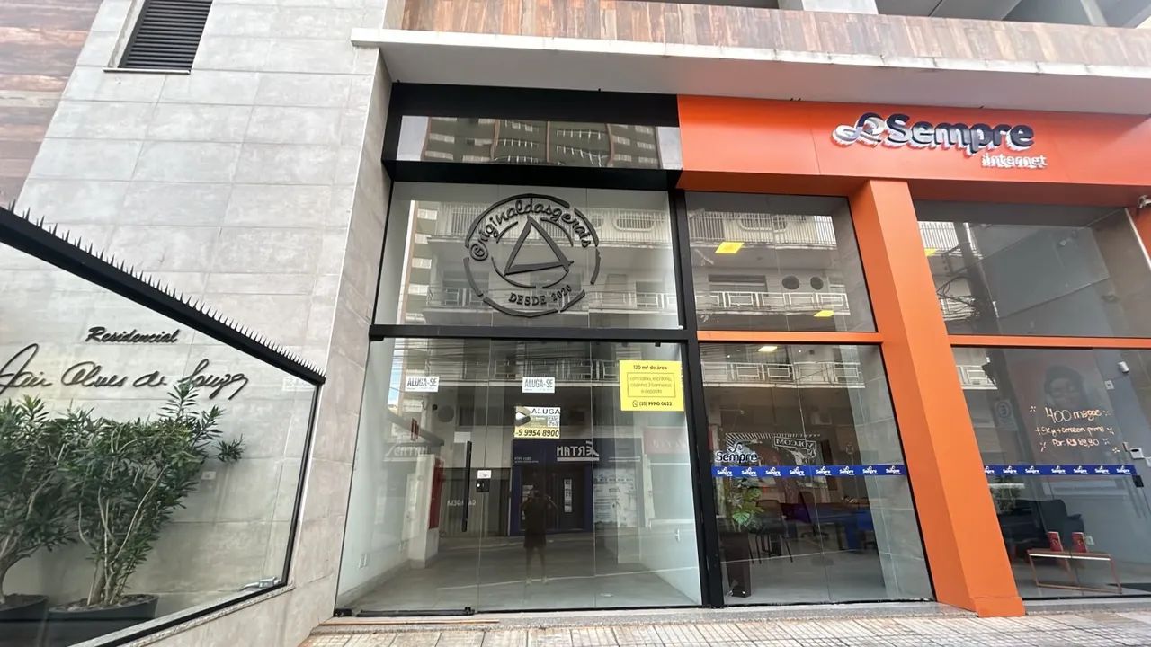Ponto comercial no centro de Lavras - MG