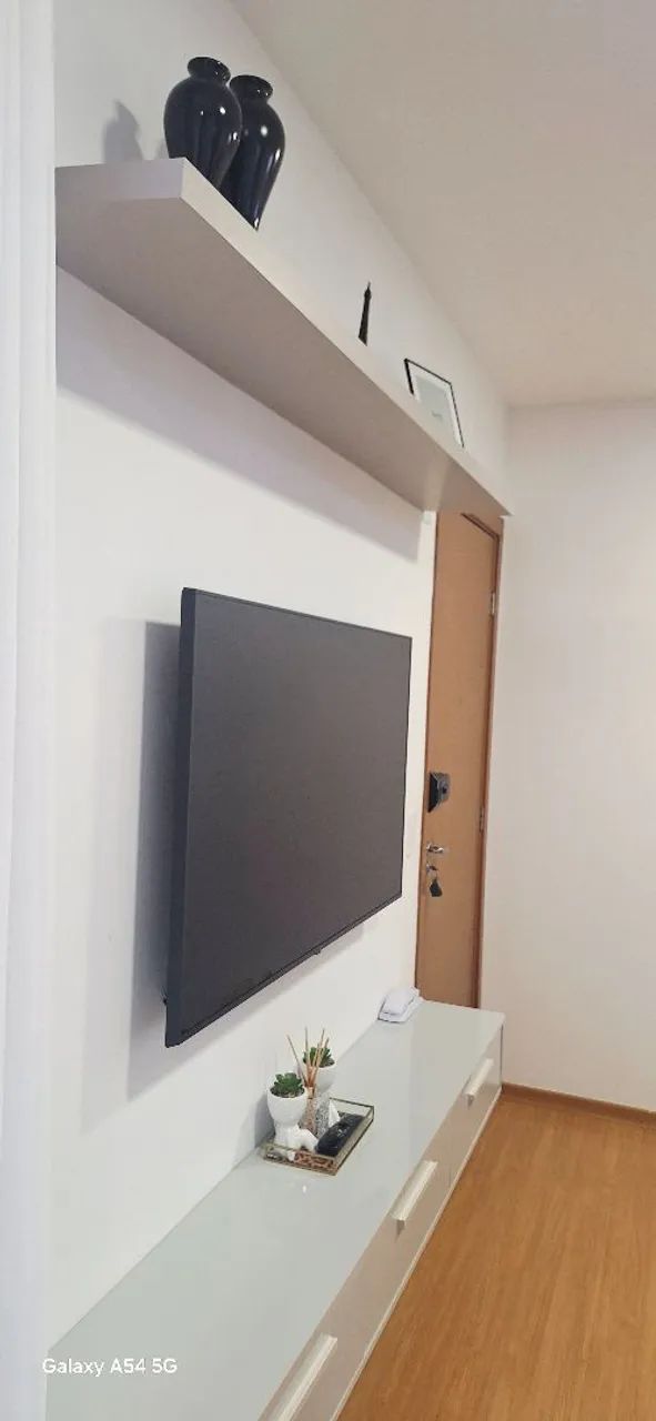 Rack Suspenso 180cm Off White  - Foto 4