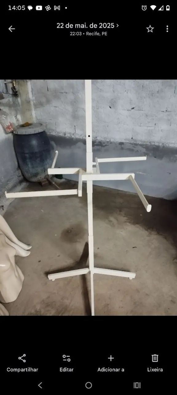 cabides manequim arara de roupa - Foto 3