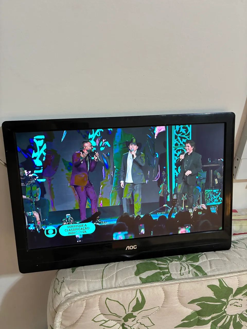 Televisão Tv 18 polegadas AOC pequena Digital * Com Detalhe LEIA - Foto 2