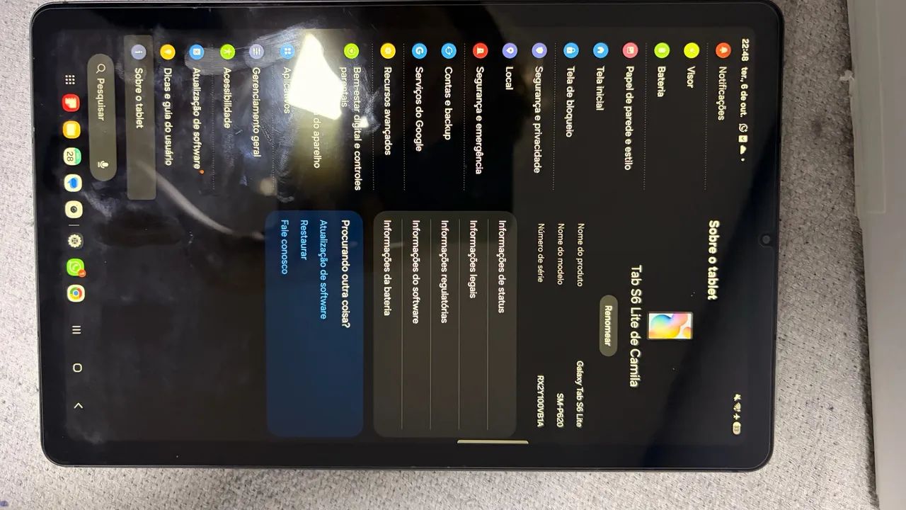 Tablet Samsung s6lite 64gb - Foto 5