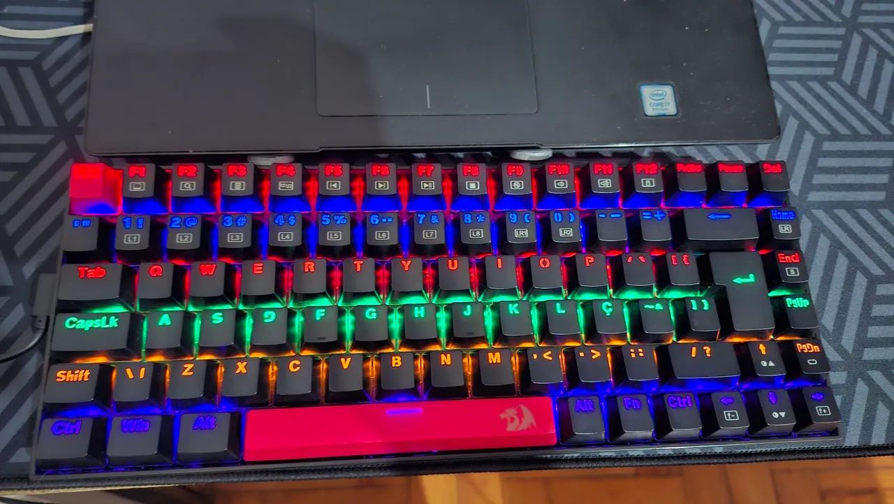 Teclado Redragon Phantom - Rainbown - Foto 2