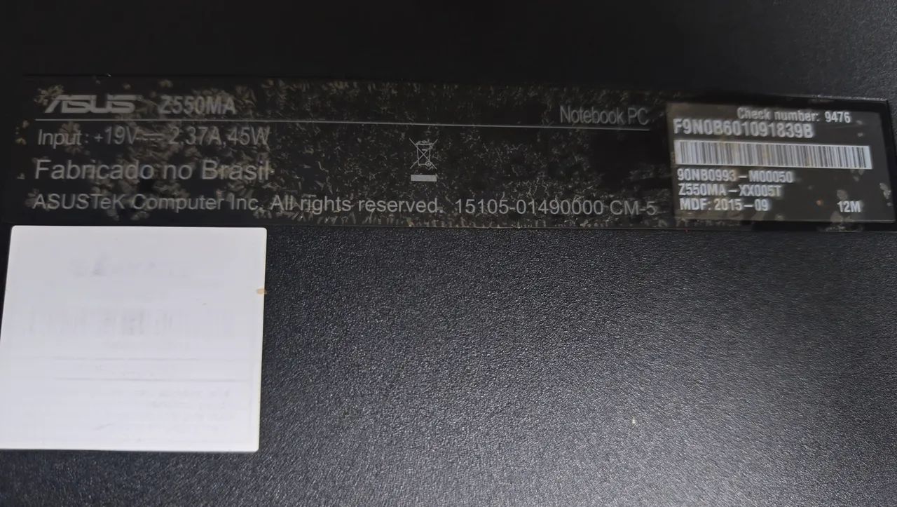 Sucata Notebook Asus 2550MA - Foto 2
