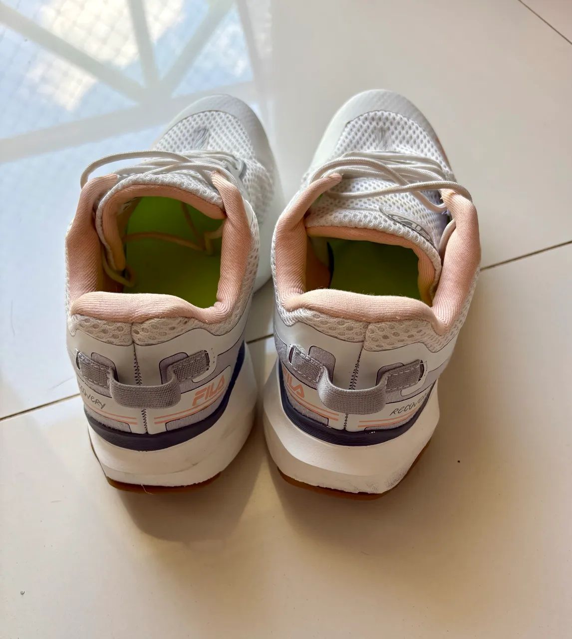 Tênis FILA Recovery Feminino branco 39 - Foto 4