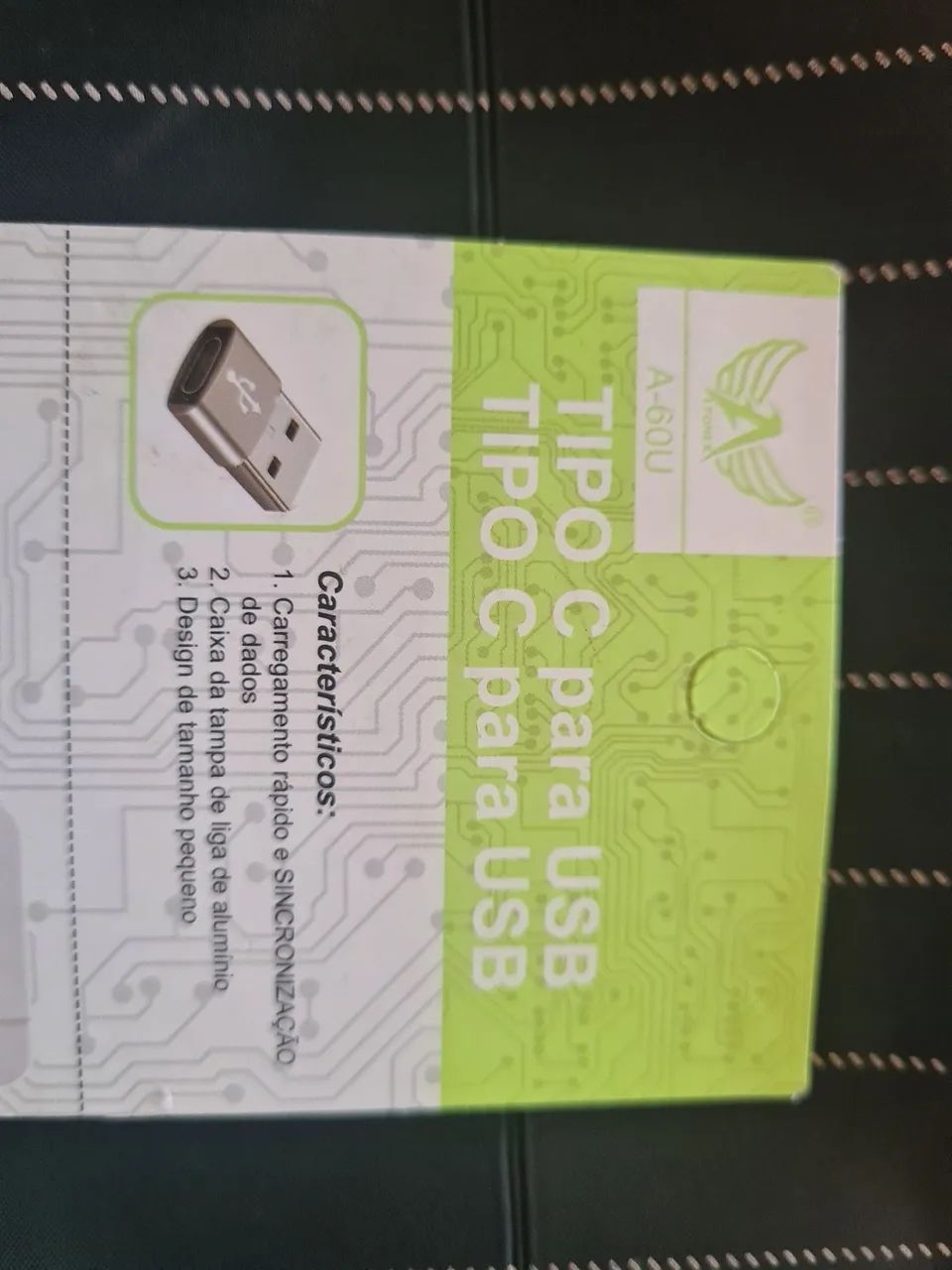 Adaptador Conversor Type C USB C e Iphone Fêmea para USB Macho - Foto 2