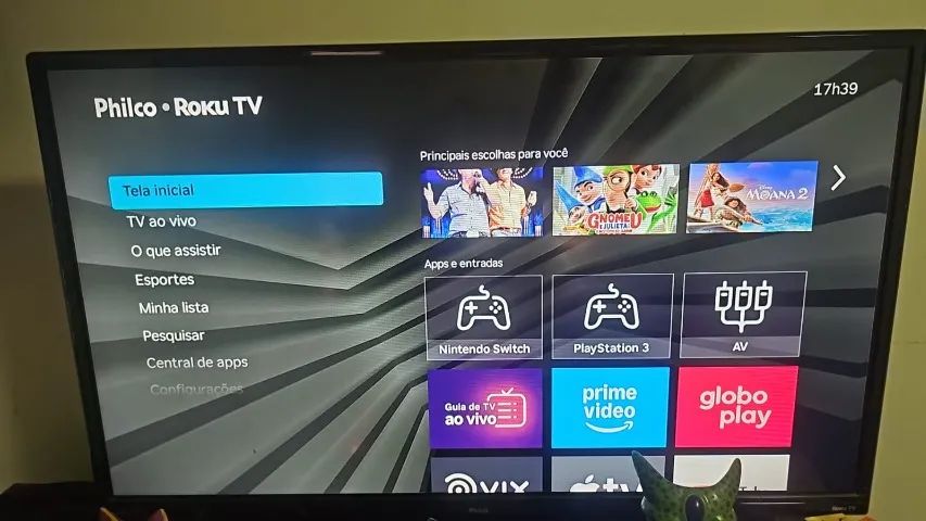 TV PHILCO ROKUTV 32 POLEGADAS SEMI NOVA SEM NENHUM DEFEITO