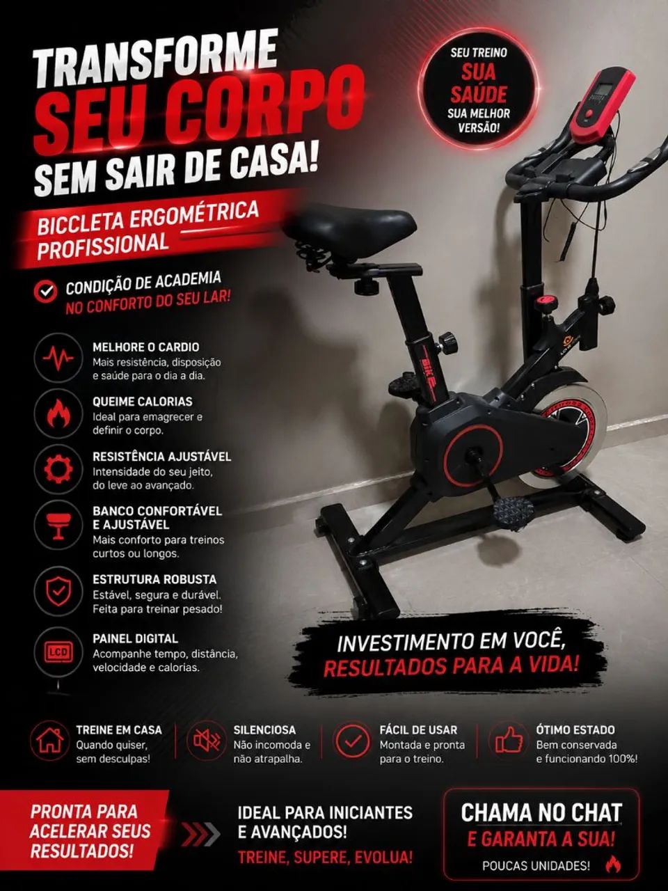 Bicicleta ergométrica 