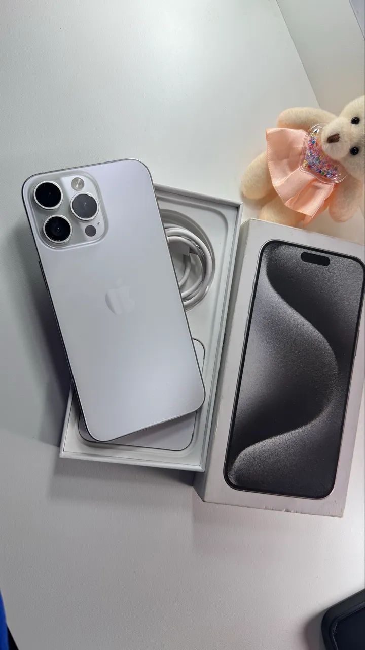 iPhone 15 pro max 256gb branco  - Foto 3