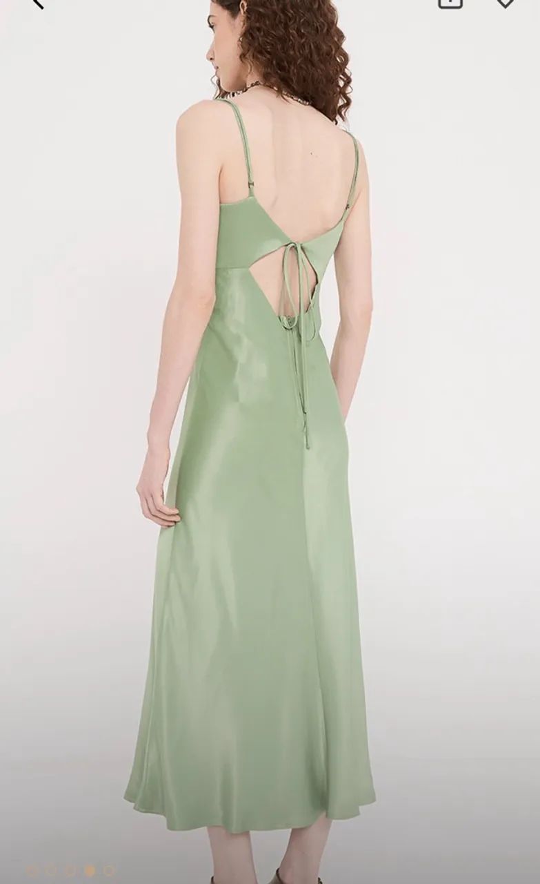 Vestido acetinado GARAGE Rio  - Foto 2