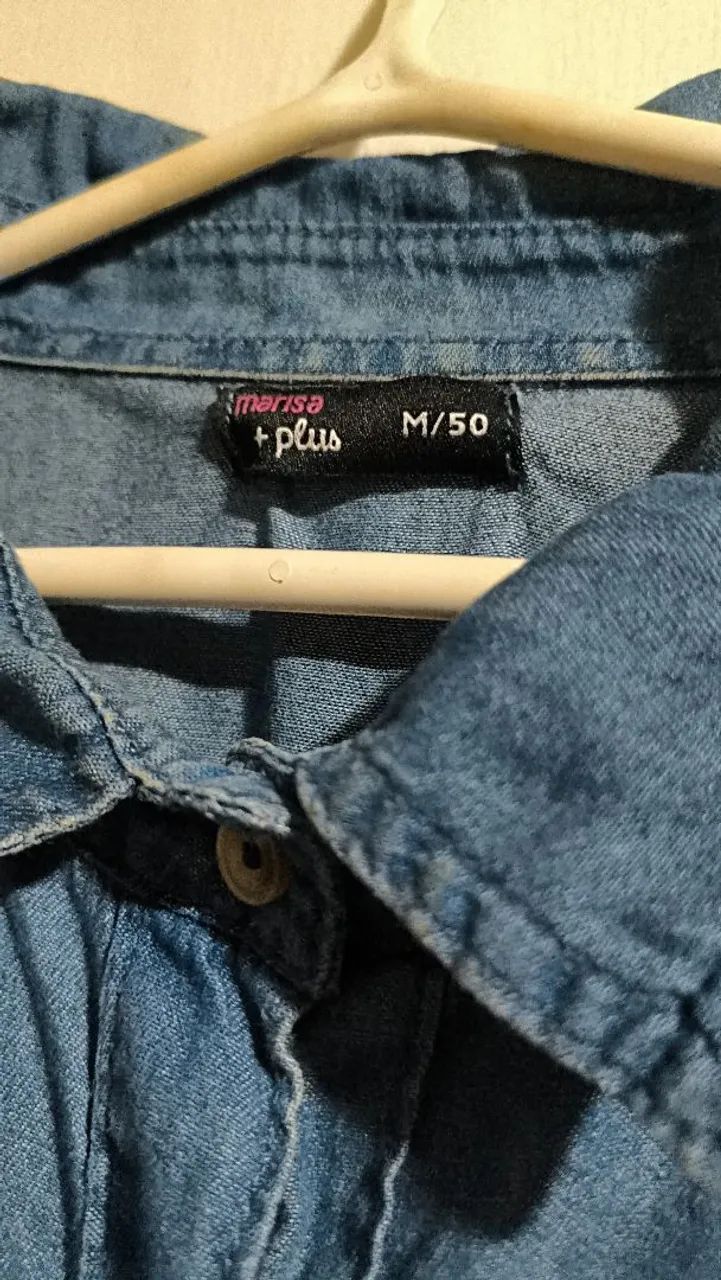 Jaqueta jeans over size ou pluss size MARISA - Foto 2
