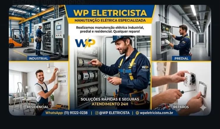 Serviços de elétrica residencial industrial e predial