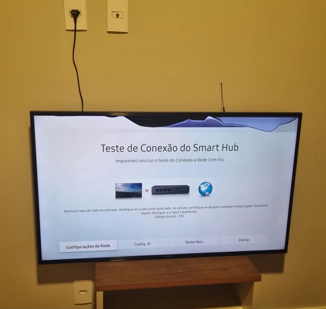 TV Samsung 49' Tela Danificada - Foto 2