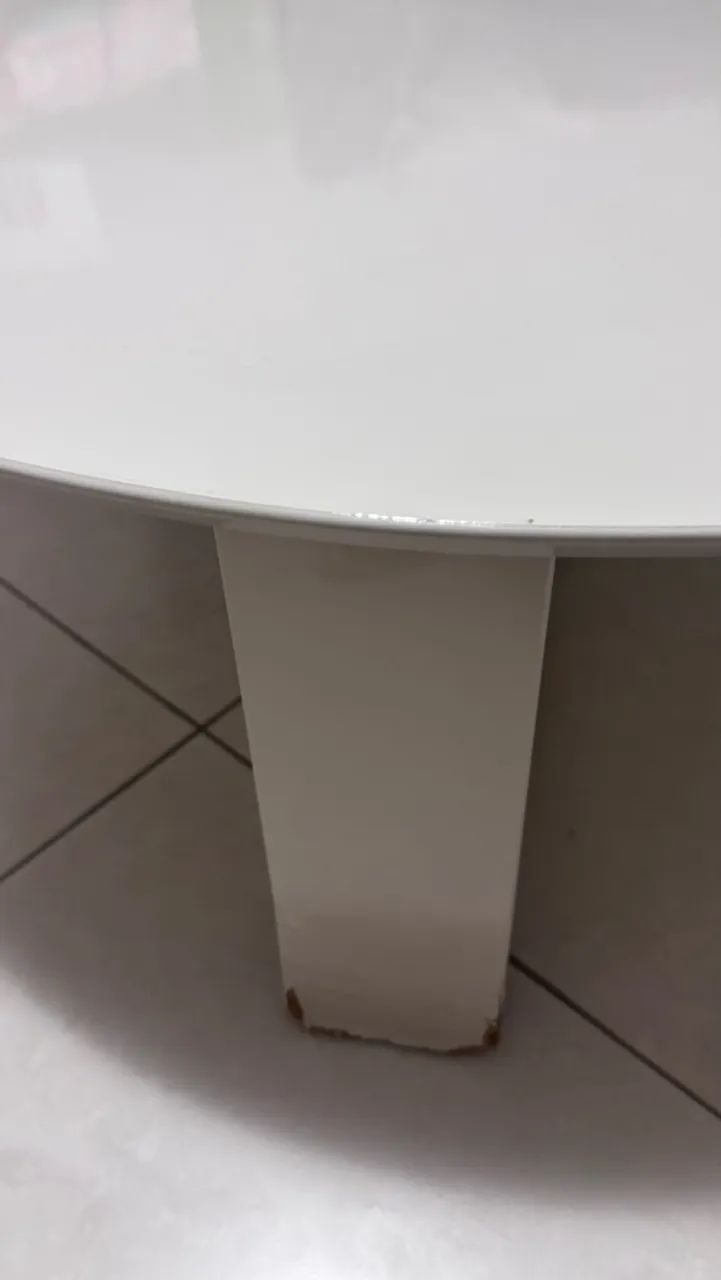 Mesa de centro laqueada/branca - Foto 3