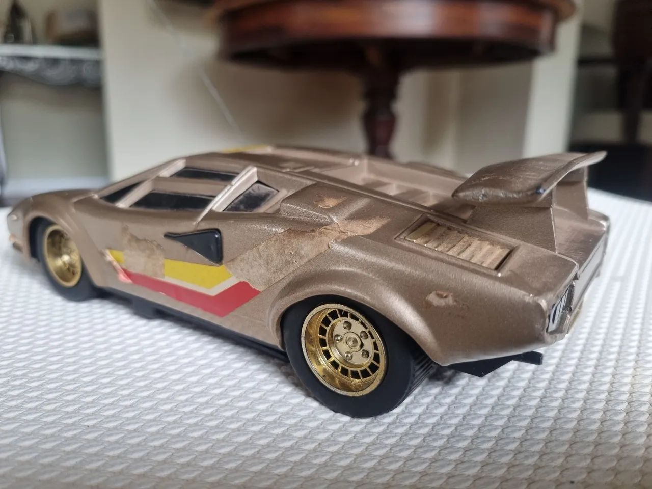 Carrinho Antigo Controle Remoto Mimo Lamborghini Countach Anos 80 - Foto 3